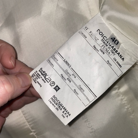 Dolce & Gabbana Women's White Blazer - Picture 5 of 8